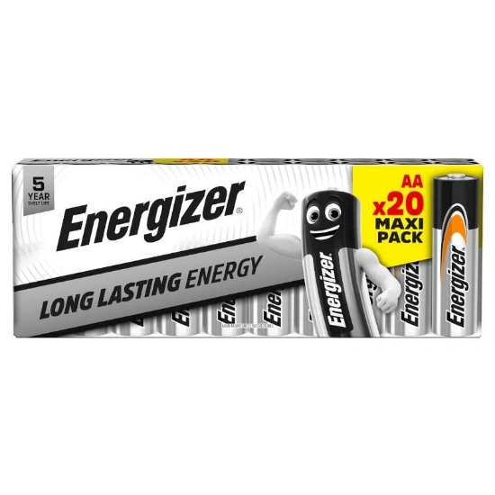 Obrázek Energizer LR6/20 Everyday AA family 20pack Alkalické