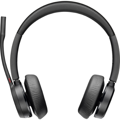 Obrázek Poly Voyager 4320 MS Teams bezdrátová náhlavní souprava, BT700 USB-C adaptér, stereo, nabíjecí stojánek