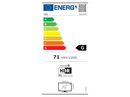 Obrázek CHiQ U50QST TV 50", UHD, QLED, ultratenká, Google TV, DLG 120 Hz, Dolby Audio, Frameless, metalická