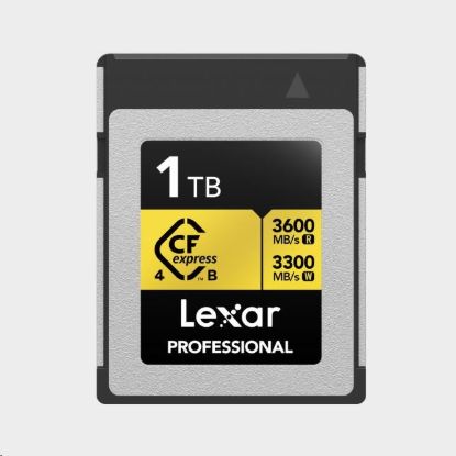 Obrázek Lexar CFexpress 4.0 Pro Gold R3600/ W3300 1TB