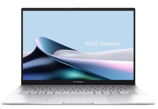 Obrázek ASUS NTB Zenbook 14 (UX3405CA- OLED233X), Ultra 9- 285H, 14" 1920 x 1200, 32GB, 1TB SSD, Intel Arc, W11Pro, Silver