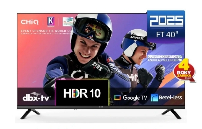 Obrázek CHiQ L40FT TV 40", FHD, smart, Google TV, dbx-tv, Dolby Audio, Frameless