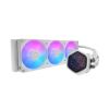 Obrázek Cooler Master vodní chladič MasterLiquid Atmos II Pixel LED, 3 x 120mm, LGA1851, AM5, bílá