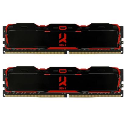 Obrázek GOODRAM DIMM DDR4 16GB 3200MHz CL16, IRDM X, doživotná záruka, Černá