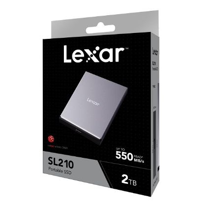 Obrázek Lexar externí SSD 2TB SL210 USB 3.1 (čtení/zápis: 550/450MB/s)