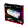 Obrázek Lexar ARES DDR5 32GB (kit 2x16GB) UDIMM 6400MHz CL32 XMP 3.0 - RGB, Heatsink, bílá