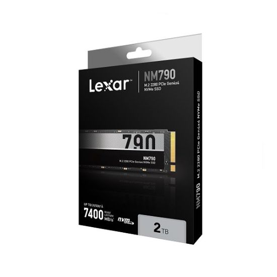 Obrázek Lexar SSD NM790 PCle Gen4 M.2 NVMe - 2TB (čtení/zápis: 7400/6500MB/s)