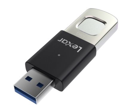 Obrázek Lexar flash disk 128GB - Fingerprint F35Pro USB 3.2 (čtení/zápis: 400/300MB/s)