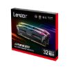 Obrázek Lexar ARES DDR5 32GB (kit 2x16GB) UDIMM 6400MHz CL32 XMP 3.0 - RGB, Heatsink, černá