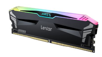 Obrázek Lexar ARES DDR5 32GB (kit 2x16GB) UDIMM 6400MHz CL32 XMP 3.0 - RGB, Heatsink, černá
