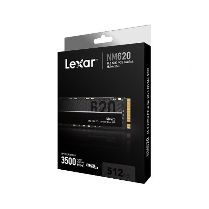 Obrázek Lexar SSD NM620 PCle Gen3 M.2 NVMe - 512GB (čtení/zápis: 3500/2400MB/s)