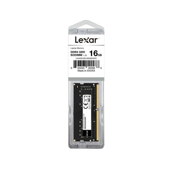 Obrázek Lexar DDR4 16GB SODIMM 3200MHz, CL22 - Blister balení
