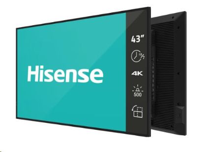 Obrázek Hisense 43GM50D, 43” 4K UHD Digital Signage Display - 18/7 Operation