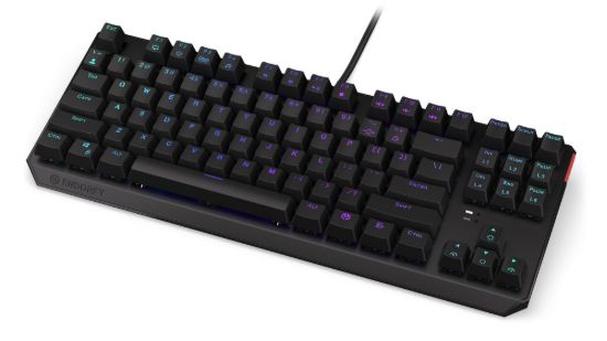 Obrázek Endorfy herní klávesnice Thock TKL Brown / drátová / USB / brown switch / mechanická / CZ layout / černá RGB