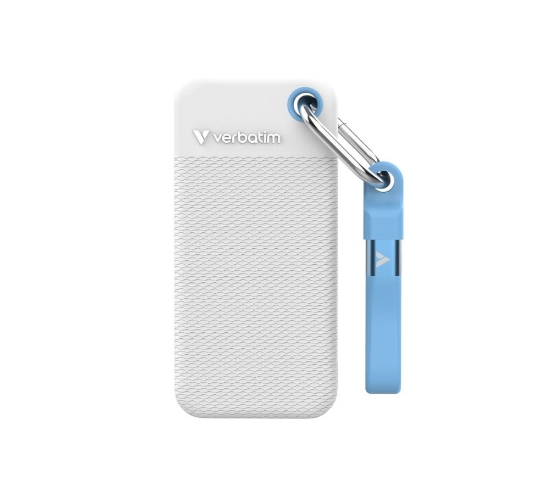Obrázek VERBATIM externí SSD 1TB Pocket SSD, USB-C, Bílá