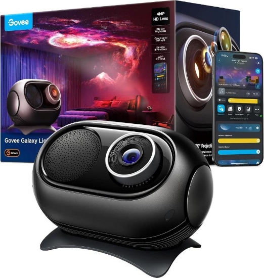 Obrázek Govee Galaxy Light Projector 2 Pro Matter s reproduktorem