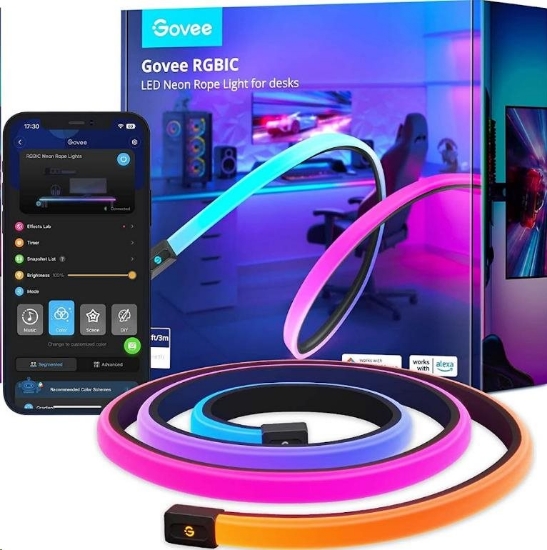 Obrázek Govee Neon RGBIC LED podsvícení pro stůl