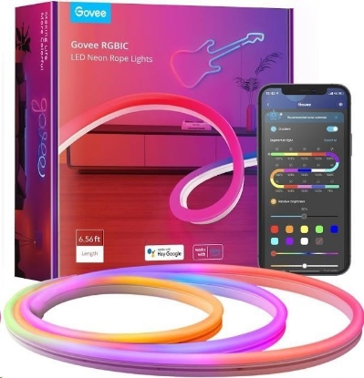 Obrázek Govee Neon SMART ohebný LED pásek - RGBIC - 2m