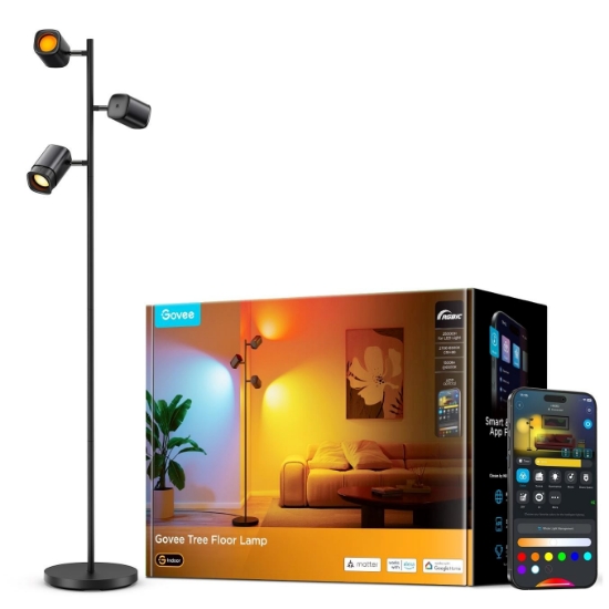 Obrázek Govee RGBWW+RGBIC Smart stojací lampa Matter