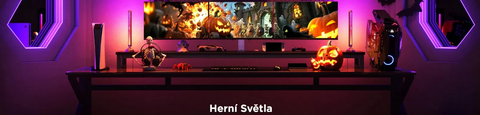 herní světla