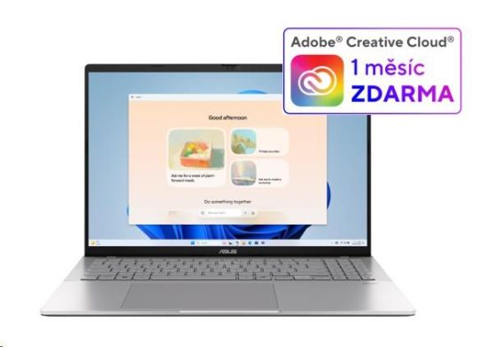 Obrázek ASUS NTB Vivobook S16 (S3607CA-RP006W), Ultra 7 255H, 16" 1920x1200, 16GB, 1TB SSD, Intel, W11