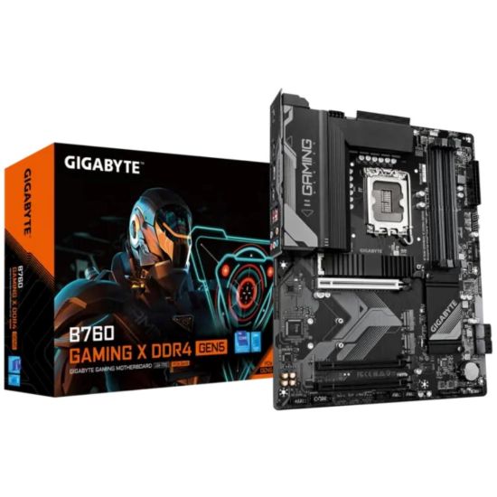 Obrázek GIGABYTE MB Sc LGA1700 B760 GAMING X D4 GEN5, Intel B760, 1xHDMI, 1xDP, 4xDDR4, ATX