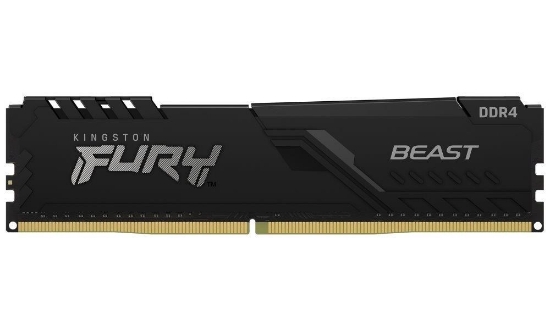 Obrázek KINGSTON DIMM DDR4 8GB 3200MT/s CL16 FURY Beast Černá