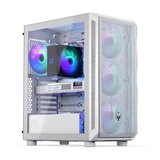 Obrázek ENDORFY Case Arx 500 ARGB, Průhledná bočnice, ATX, 4x140mm ARGB Fan, bílá