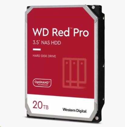 Obrázek WD RED Pro NAS WD240KFGX 24TB, SATA III 3.5", 512MB 7200RPM, 285MB/ s, CMR