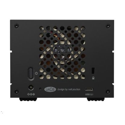 Obrázek LaCie HDD Externí 2big Dock RAID 3.5" 8TB - USB 3.2 Gen2 Type C, Černá