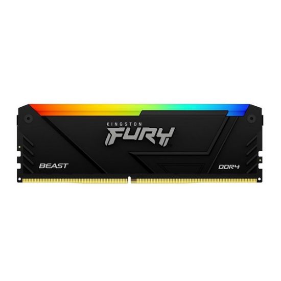 Obrázek KINGSTON DIMM DDR4 8GB 3200MT/s CL16 FURY Beast RGB, XMP