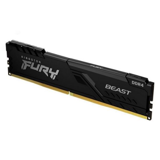 Obrázek KINGSTON DIMM DDR4 16GB 3200MT/s CL16 FURY Beast Černá