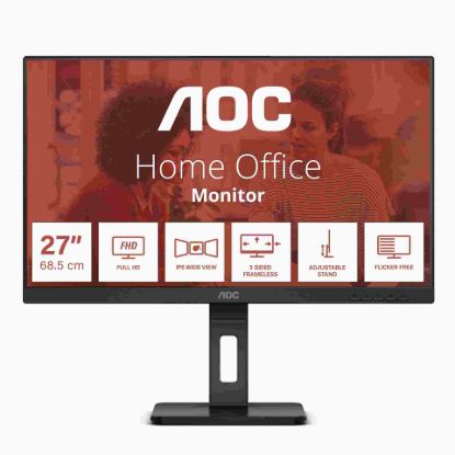 Obrázek AOC MT IPS LCD WLED 27" 27E3QAF - IPS panel, 1920x1080, D- Sub, HDMI, DP, repro, pivot