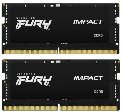 Obrázek KINGSTON SODIMM DDR5 64GB (Kit of 2) 5600MT/s CL40 FURY Impact PnP