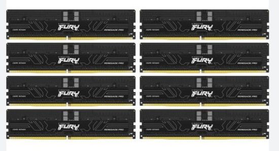 Obrázek KINGSTON DIMM DDR5 256GB (Kit of 8) 4800MT/s CL36 FURY Renegade Pro ECC Reg PnP