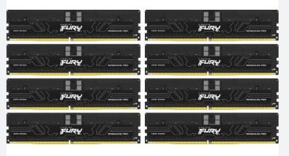 Obrázek KINGSTON DIMM DDR5 128GB (Kit of 8) 6000MT/s CL32 FURY Renegade Pro ECC Reg PnP