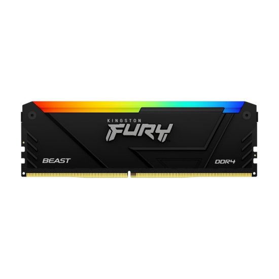 Obrázek KINGSTON DIMM DDR4 8GB 3600MT/s CL17 FURY Beast RGB, XMP