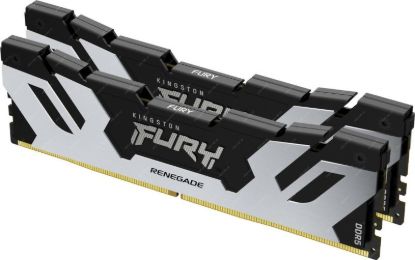 Obrázek KINGSTON DIMM DDR5 48GB (Kit of 2) 7200MT/s CL38 FURY Renegade Silver XMP
