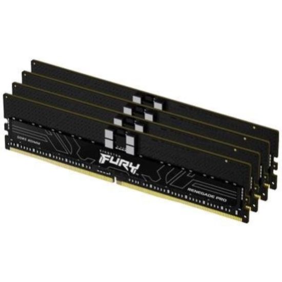 Obrázek KINGSTON DIMM DDR5 128GB (Kit of 4) 6400MT/s CL32 ECC 2Rx8 FURY Renegade Pro EXPO
