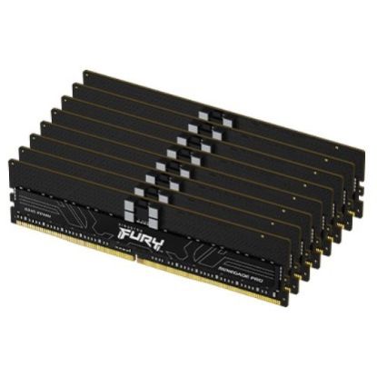 Obrázek KINGSTON DIMM DDR5 256 GB (Kit of 8) 6400MT/ s CL32 ECC 2Rx8 FURY Renegade Pro EXPO