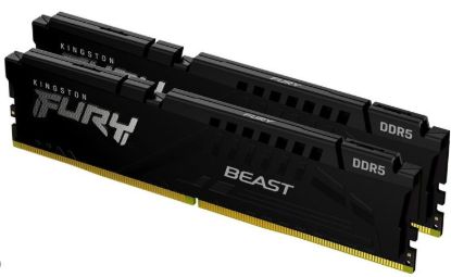 Obrázek KINGSTON DIMM DDR5 64 GB (Kit of 2) 5600MT/ s CL40 FURY Beast Černá