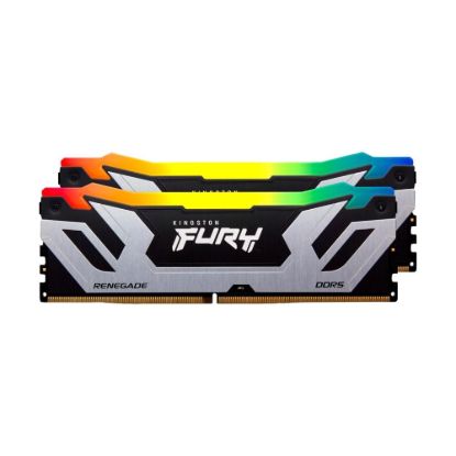 Obrázek KINGSTON CUDIMM DDR5 48 GB (Kit of 2) 8800MT/ s CL42 FURY Renegade RGB Silver