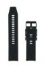 Obrázek Garett univerzální řemínek 22 mm, černý silikonový