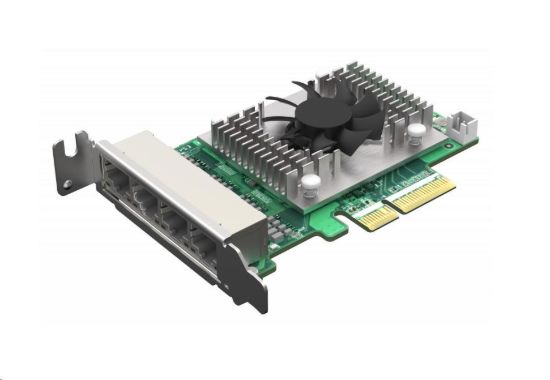 Obrázek QNAP QXG-2G4T-I225 rozšiřující karta 4x 2,5GbE pro PC i NAS