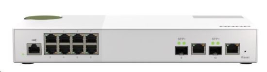 Obrázek QNAP switch QSW-M2108-2C (8x2,5GbE,2x10GbE/SFP+combo)