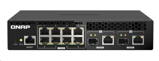 Obrázek QNAP switch QSW-M2108R-2C (8x2,5GbE,2x10GbE/SFP+combo)