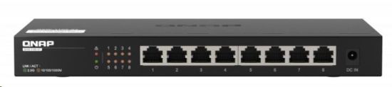 Obrázek QNAP switch QSW-1108-8T (8x2,5GbE,fanless)