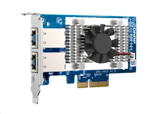 Obrázek QNAP QXG-10G2T rozšiřující karta 2x 10GBASE-T pro PC i NAS