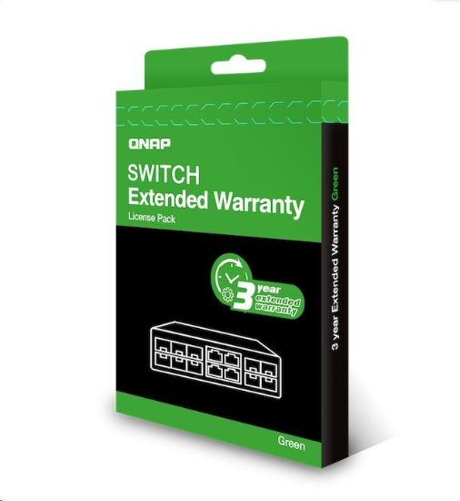 Obrázek QNAP LW-SWITCH-GREEN-3Y elektronická prodlužujicí záruka 3 roky
