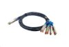 Obrázek QNAP CAB- DAC15M- Q28B4 DAC twinax kabel (1, 5m, 1xQSFP28, 4xSFP28)